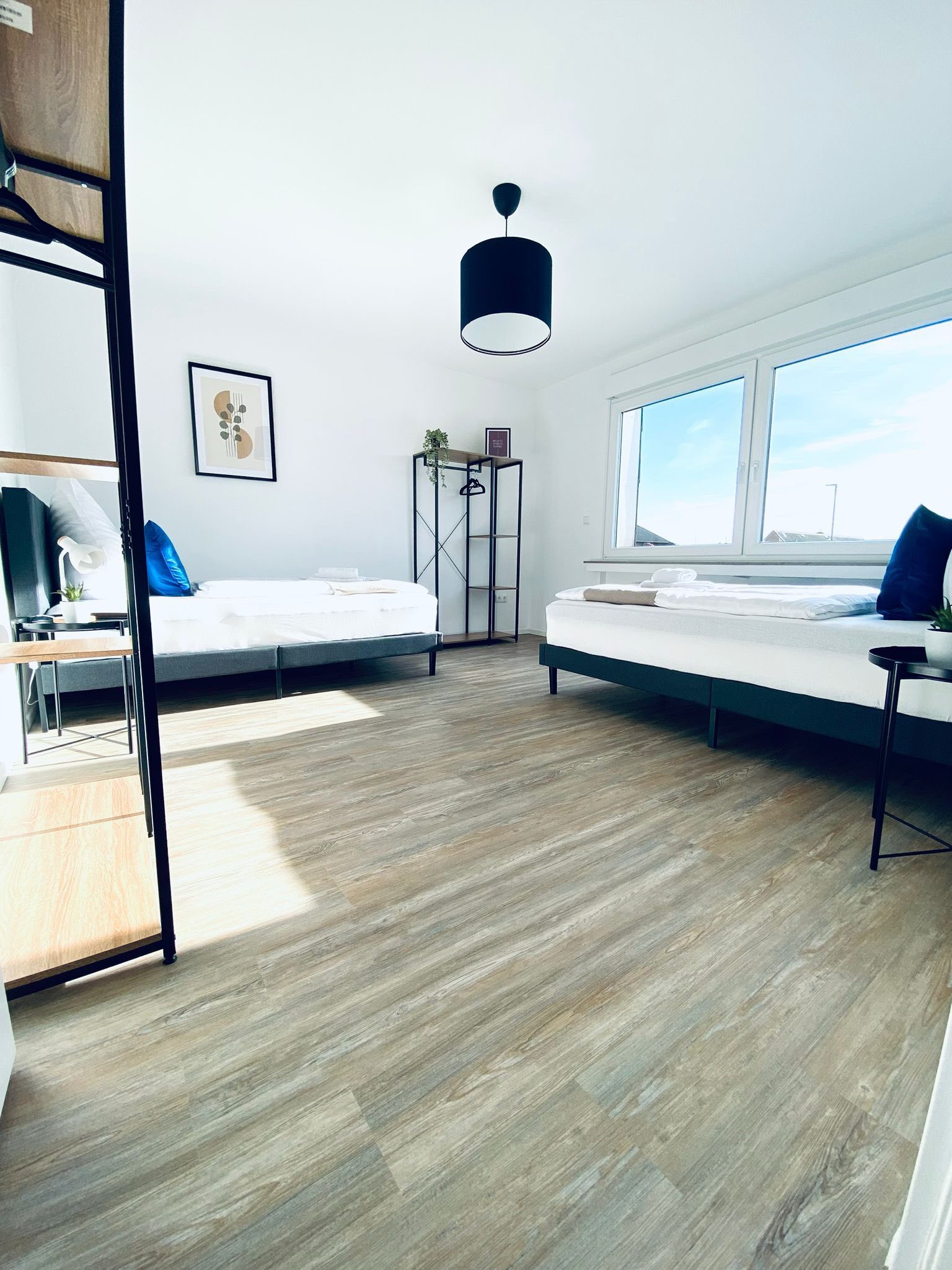 Schlafzimmer 1 der Ferienwohnung Suitedreams in Duisburg